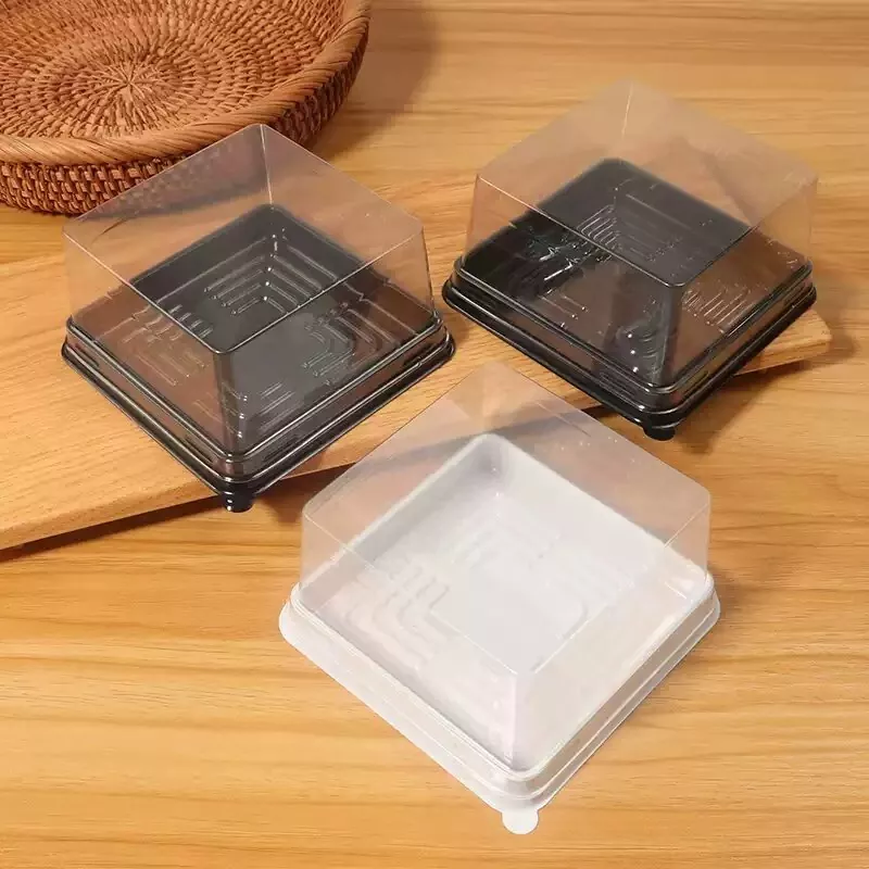 プラスチック熱可塑性ケーキボックス